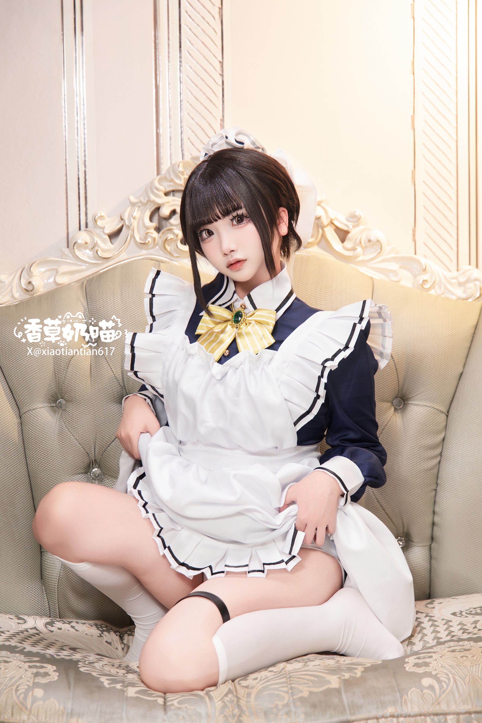香草奶喵 - NO.025 (筱田甜) 星光咖啡馆与死神之蝶 四季夏目·枣子姐[86P]-XikXak